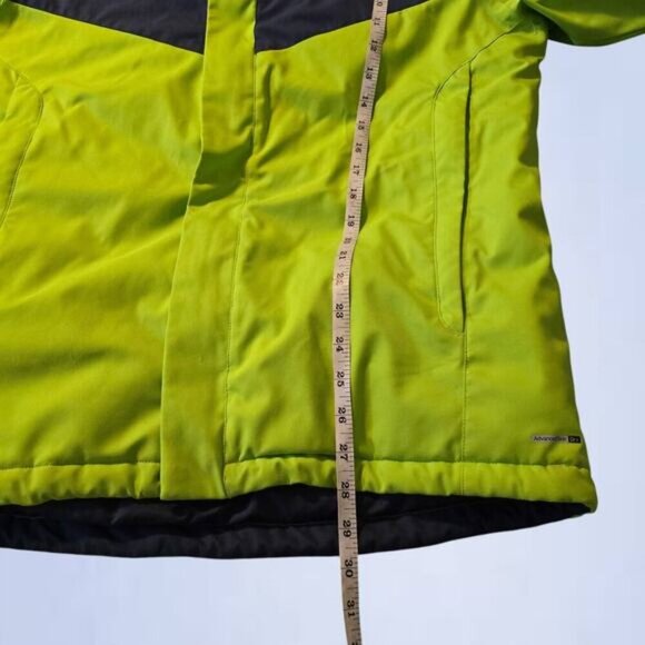 Salomon Icerocket Ski Jacket in Acid Lime/Night Sky - Size Medium - Picture 6 of 9